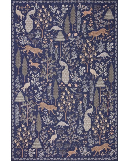 Menagerie MEN-02 Navy Area Rug