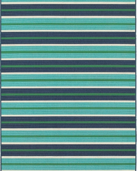 Meridian 9652f Blue/Green Area Rug