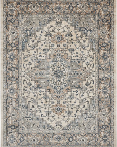 Quarry QUA05 Ivory/Grey Area Rug
