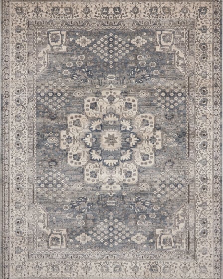 Quarry QUA07 Grey/Ivory Area Rug