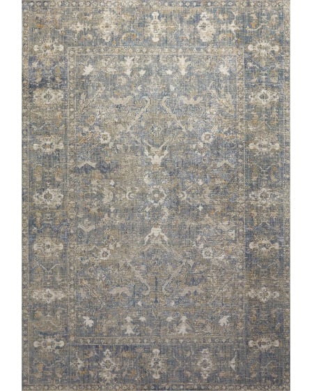 Rosemarie ROE-03 Sand/Lagoon Area Rug
