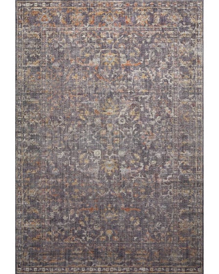 Rosemarie ROE-04 Graphite/Multi Area Rug