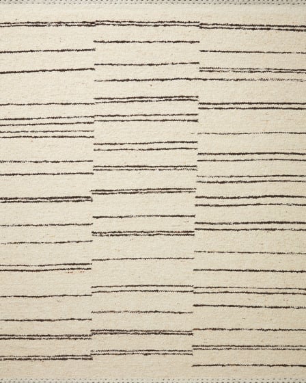 Roman ROM-04 Natural/Charcoal Area Rug