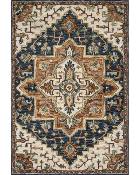 Victoria VK-19 Blue/Multi Area Rug