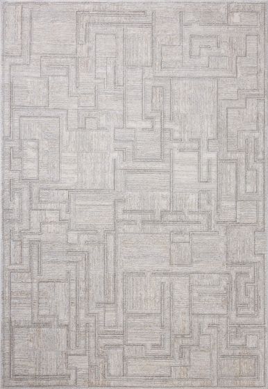 Hollis HOL-01 Grey/Ivory 11'6"x15' Area Rug