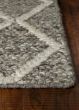 Cortico 6162 Dark Grey Diamonds Area Rug