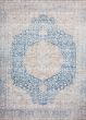 Layla LAY-07 Blue/Tangerine Area Rug