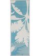 Monaco Coastal Floral Ivory/Turquoise Area Rug