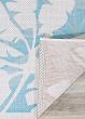 Monaco Coastal Floral Ivory/Turquoise Area Rug