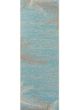Monaco Tropical Palms Aqua Area Rug