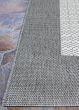 Recife Checkered Field Grey/White Area Rug