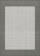 Recife Checkered Field Grey/White Area Rug