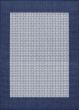 Recife Checkered Field Ivory/Indigo Area Rug