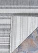 Recife Gazebo Stripe Champ/Grey Area Rug
