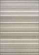 Recife Gazebo Stripe Champ/Taupe Area Rug