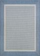 Recife Stria Texture Champagne/Blue Area Rug