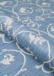 Recife Veranda Champagne/Blue Rug