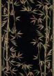 Sparta 3147 Black Bamboo Border Area Rug