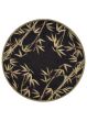 Sparta 3147 Black Bamboo Border Area Rug