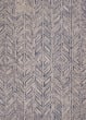 Gramercy 1611 Blue Herringbone Rug