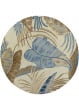Havana 2624 Ivory/Blue Rainforest Area Rug