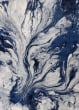 Illusions 6201 Blue Watercolors Area Rug