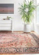 Layla LAY-08 Red/Navy Area Rug