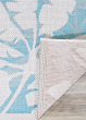 Monaco Coastal Floral Ivory/Turquoise Area Rug