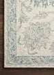 Norabel NOR-04 Ivory/Blue Area Rug