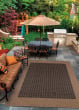 Recife Checkered Field Black/Cocoa Area Rug