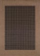 Recife Checkered Field Black/Cocoa Area Rug