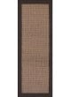 Recife Checkered Field Cocoa/Black Area Rug