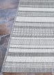 Recife Gazebo Stripe Champ/Grey Area Rug