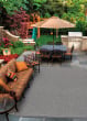 Recife Saddlestitch Grey/White Area Rug