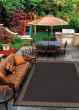 Recife Wicker Stitch Black/Cocoa Area Rug