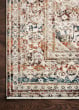 Theia THE-05 Taupe/Brick Area Rug