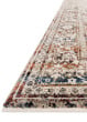 Theia THE-05 Taupe/Brick Area Rug