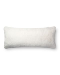P0710 White 13"x35" Lumbar Pillow