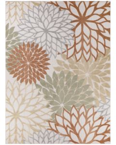 Aloha ALH05 Ivory Multicolor Area Rug