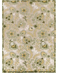 Aloha ALH17 Ivory Green Area Rug
