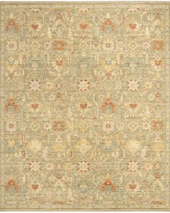 Antique Bloom ANB02 Sage Multicolor Area Rug