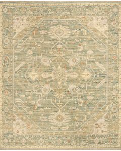Antique Bloom ANB03 Teal Area Rug