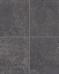 Area 51 Black Glazed Porcelain 24"x24" Tile