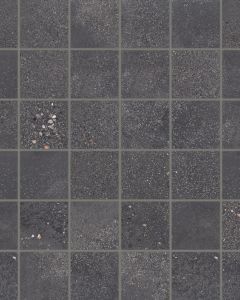 Area 51 Black Glazed Porcelain 2"x2" Mosaic Tile