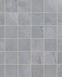 Area 51 Steel Glazed Porcelain 2"x2" Mosaic Tile