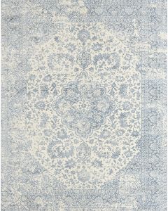 Azalea AZA01 Ivory Blue Area Rug