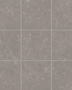 Bluerun Atlas Gray Glazed Porcelain 4"x4" Tile