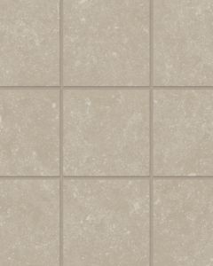Bluerun Historic Greige Glazed Porcelain 4"x4" Tile