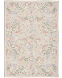 Botanical Washables BOT02 Beige Multicolor Area Rug