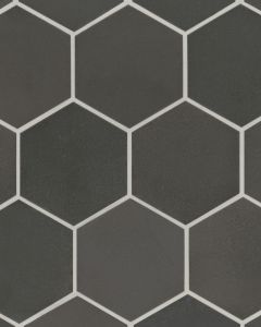 Celine Black Glazed Porcelain Tile 4.5"x4" Tile